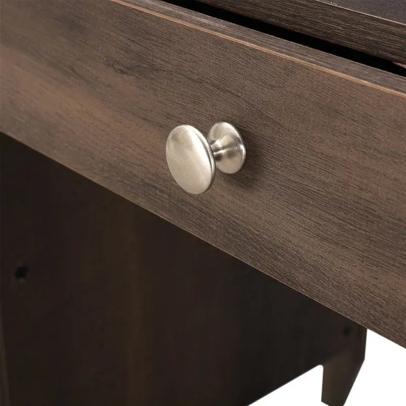 Bureau d'écriture de 53 pouces de large avec huche pour bureau à domicile