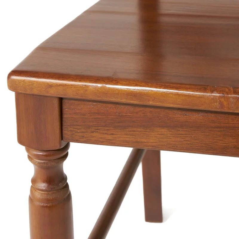 Chaise de salle à manger en bois d'acacia (lot de 2)
