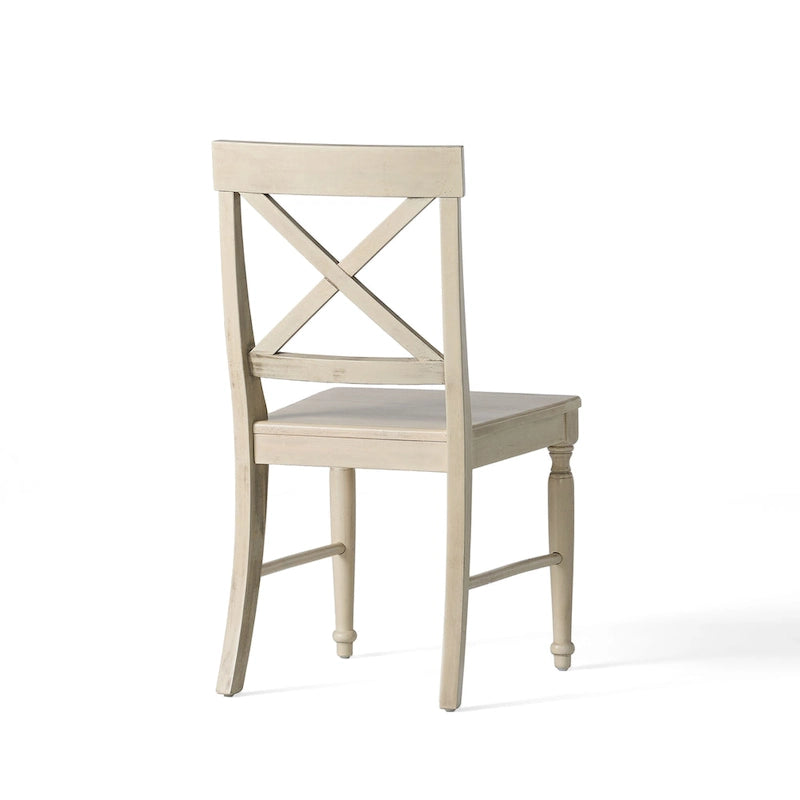 Chaise de salle à manger en bois d'acacia (lot de 2)