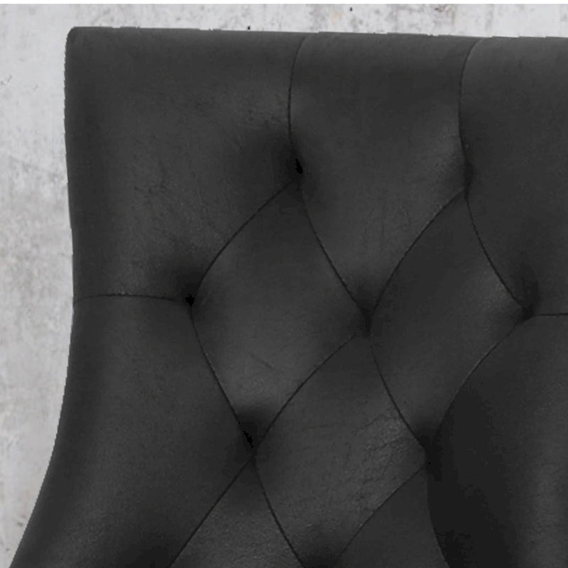 Chaises de salle à manger traditionnelles en microfibre (lot de 2)