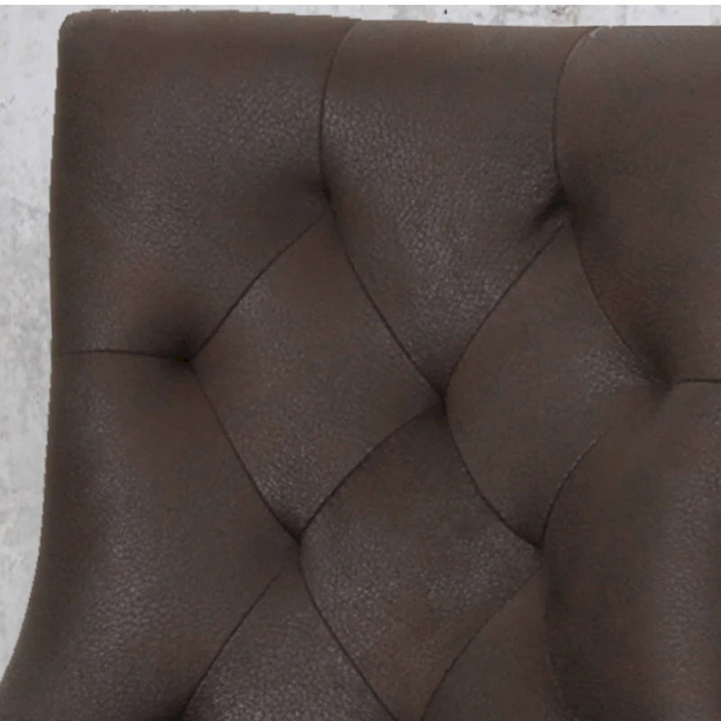 Chaises de salle à manger traditionnelles en microfibre (lot de 2)