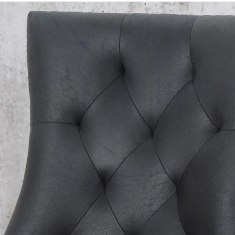 Chaises de salle à manger traditionnelles en microfibre (lot de 2)