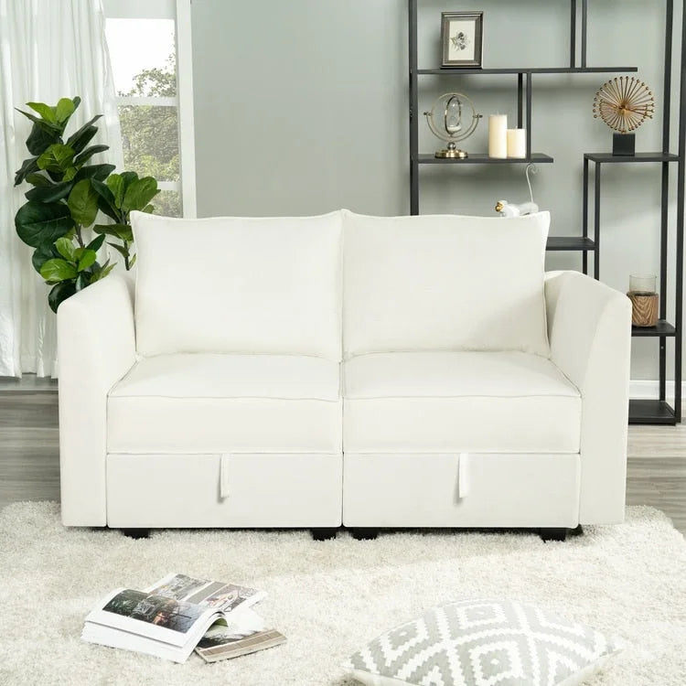 Collection Modulaire Moderne à Composer - Cadre en Bois Robuste - Mobilier Polyvalent et Élégant pour Salon et Chambre