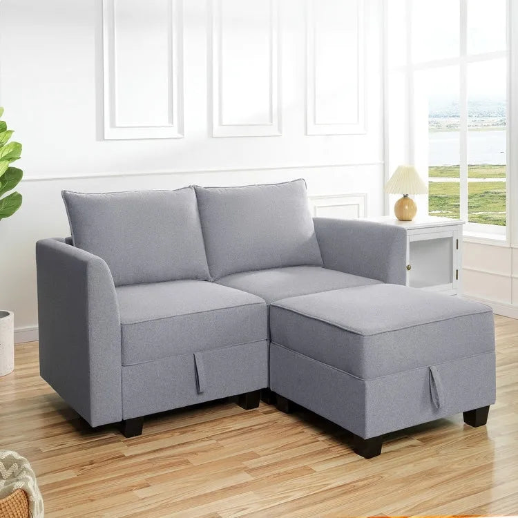 Collection Modulaire Moderne à Composer - Cadre en Bois Robuste - Mobilier Polyvalent et Élégant pour Salon et Chambre