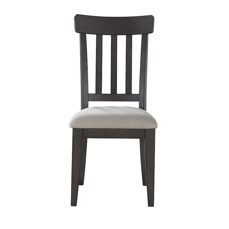 Chaise d'appoint en cèdre foncé - Lot de 2