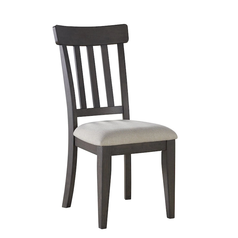 Chaise d'appoint en cèdre foncé - Lot de 2