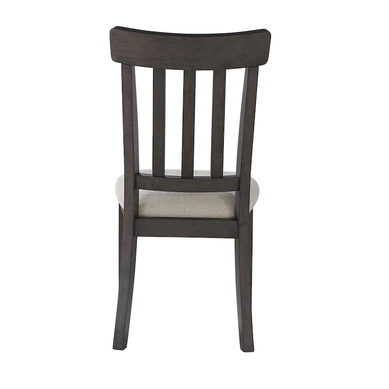 Chaise d'appoint en cèdre foncé - Lot de 2