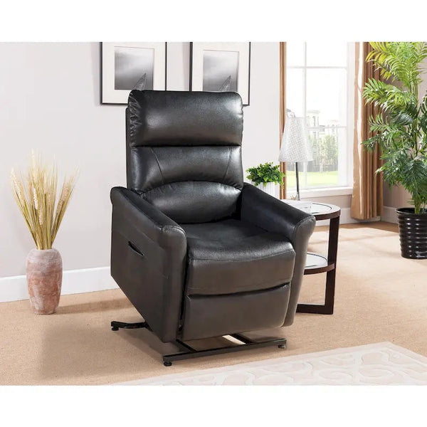 Fauteuil inclinable releveur électrique Colby, gris anthracite foncé