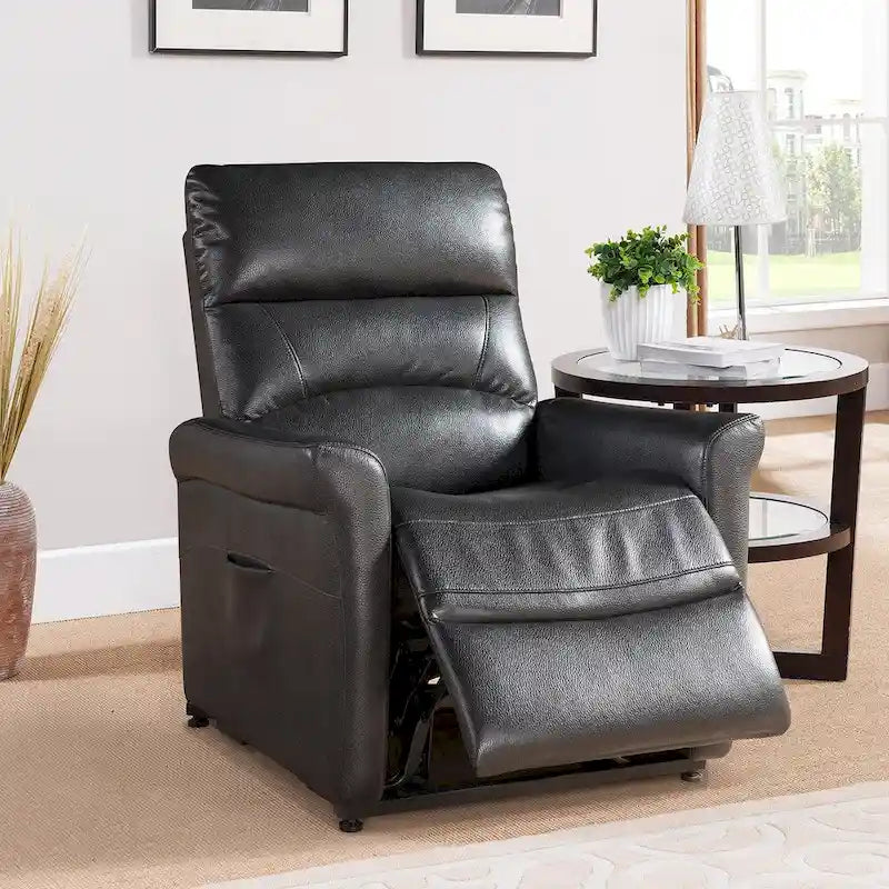 Fauteuil inclinable releveur électrique Colby, gris anthracite foncé