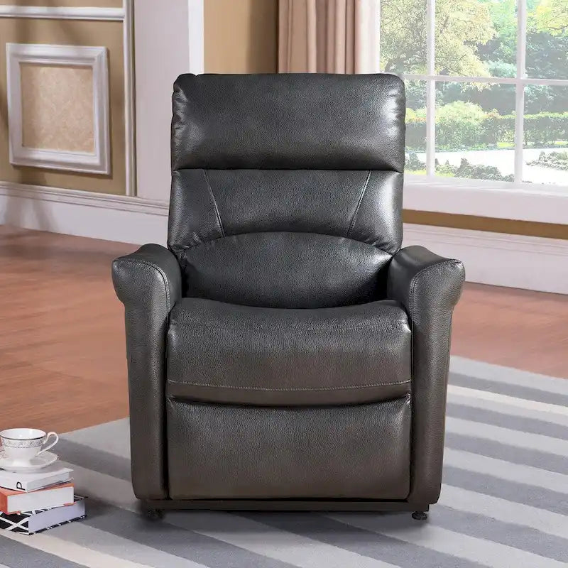 Fauteuil inclinable releveur électrique Colby, gris anthracite foncé