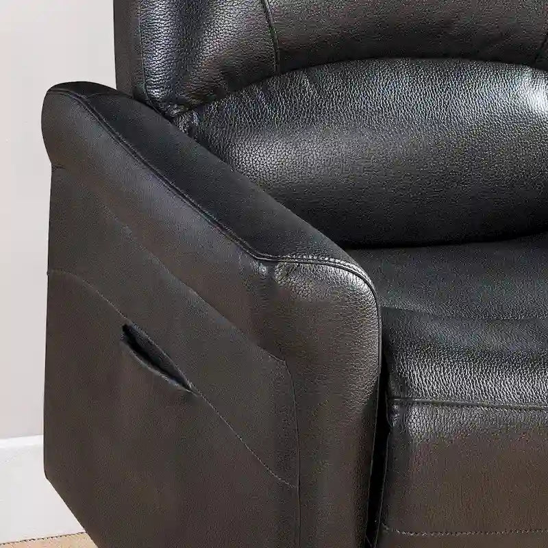 Fauteuil inclinable releveur électrique Colby, gris anthracite foncé