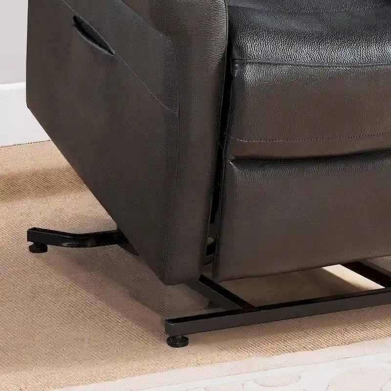 Fauteuil inclinable releveur électrique Colby, gris anthracite foncé