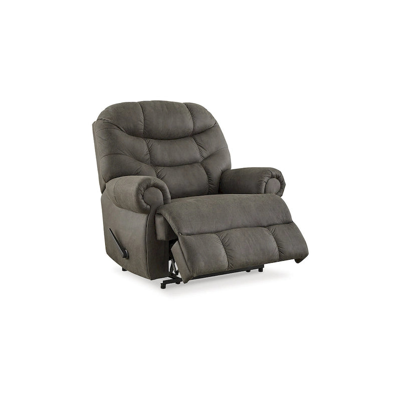 Fauteuil inclinable gris acier