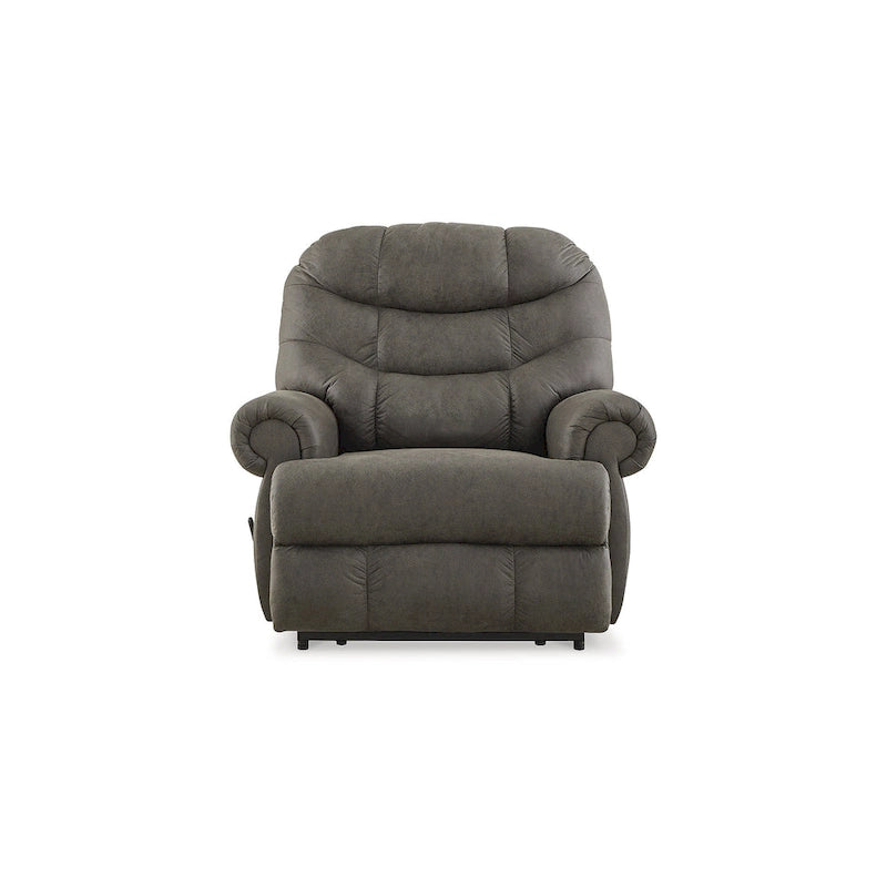 Fauteuil inclinable gris acier