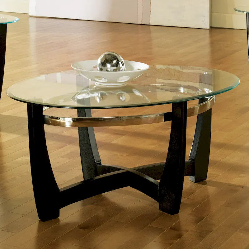 Tables d'appoint en verre (lot de 3)