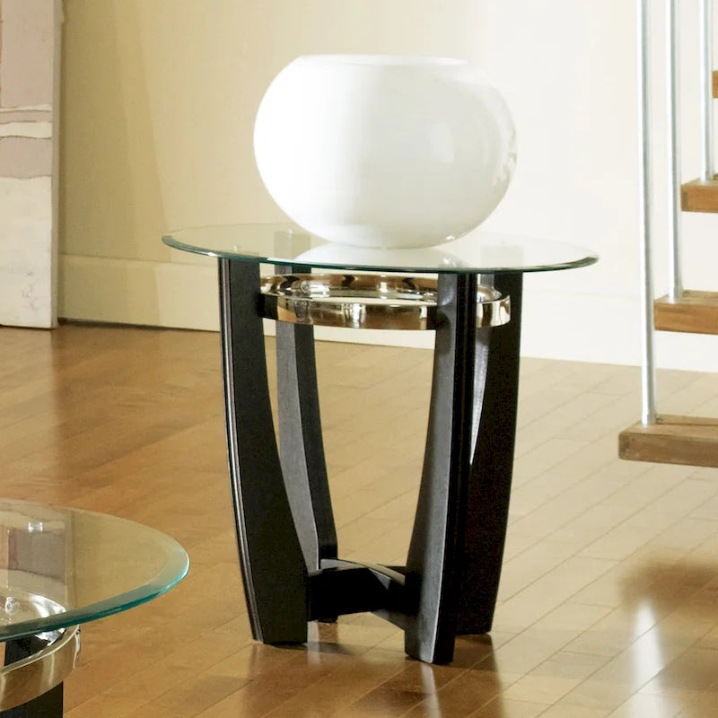 Tables d'appoint en verre (lot de 3)