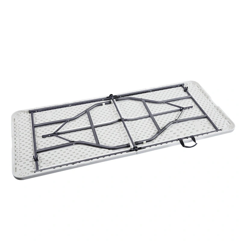 Table pliante Table pliable Table portative Table pliante multifonctionnelle en résine rectangulaire pour le camping en extérieur