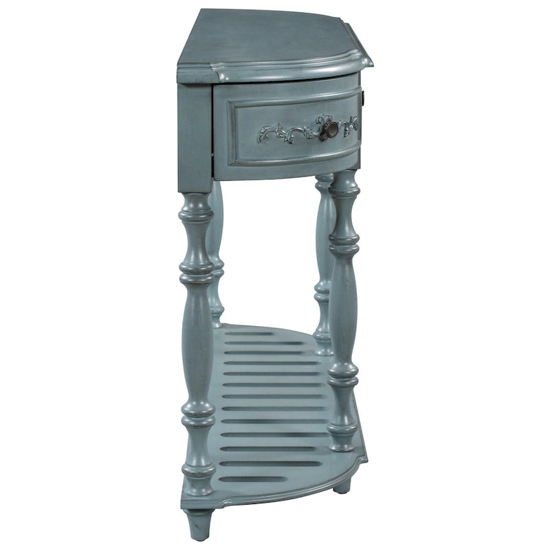 52 tables consoles courbes modernes et contemporaines pour canapé, table d'entrée pour couloir, salon avec 4 tiroirs et 1 étagère