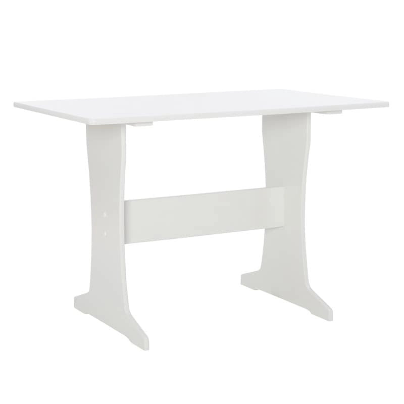 Ensemble de salle à manger d'angle rustique avec rangement