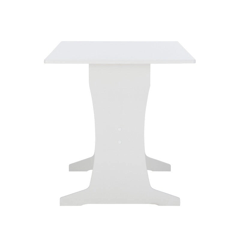Ensemble de salle à manger d'angle rustique avec rangement