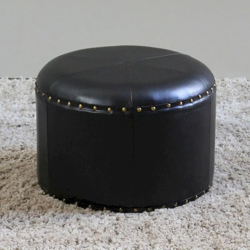 Tabouret pouf rond