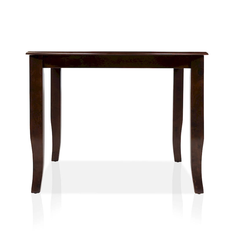 Table à manger extensible Espresso de 72 pouces en bois