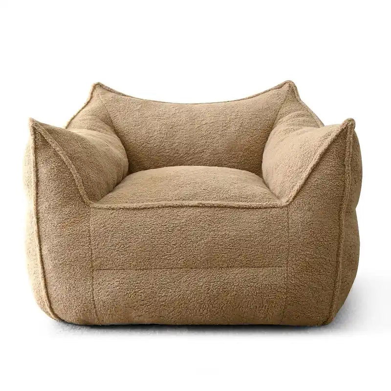 Canapé paresseux, pouf, canapé avec pouf repose-pieds
