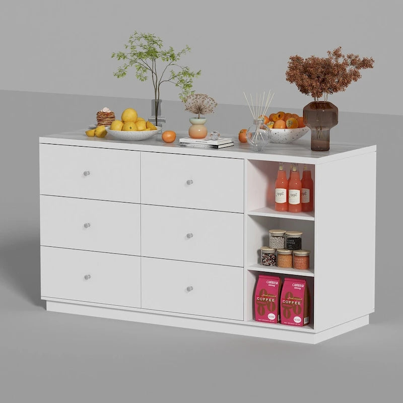 Buffet multi-fonctionnel d'îlot de cuisine pour intérieurs contemporains - 63