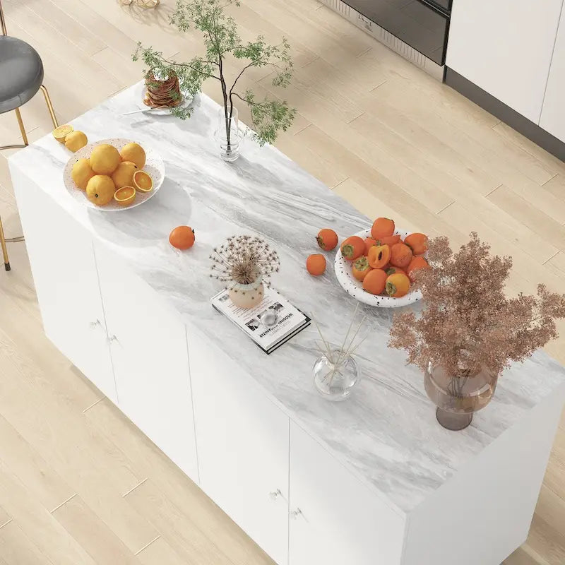 Buffet multi-fonctionnel d'îlot de cuisine pour intérieurs contemporains - 63