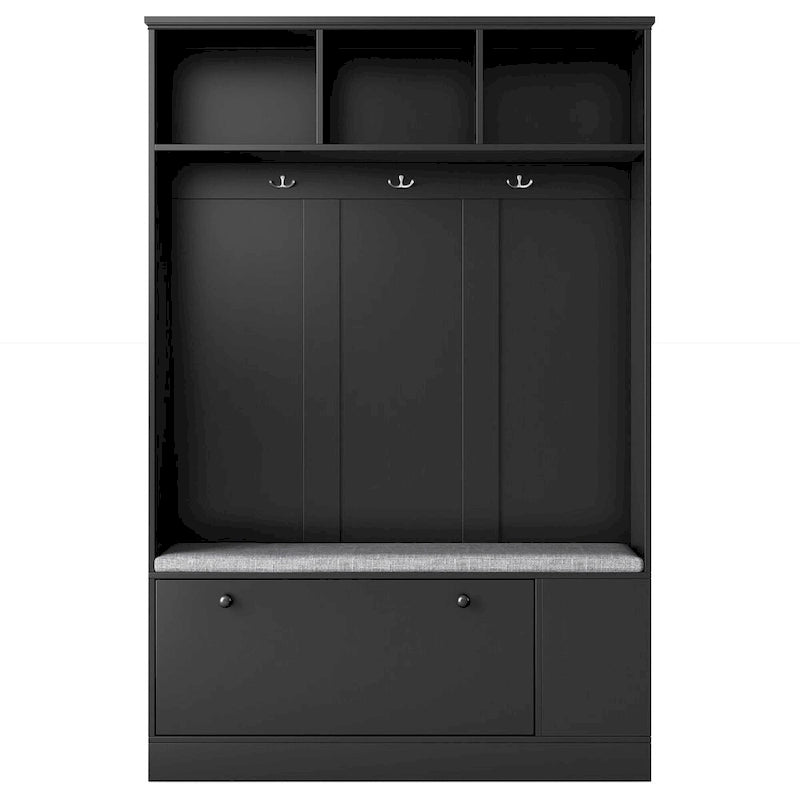 Meuble d'entrée 5-en-1 avec banc de rangement à chaussures