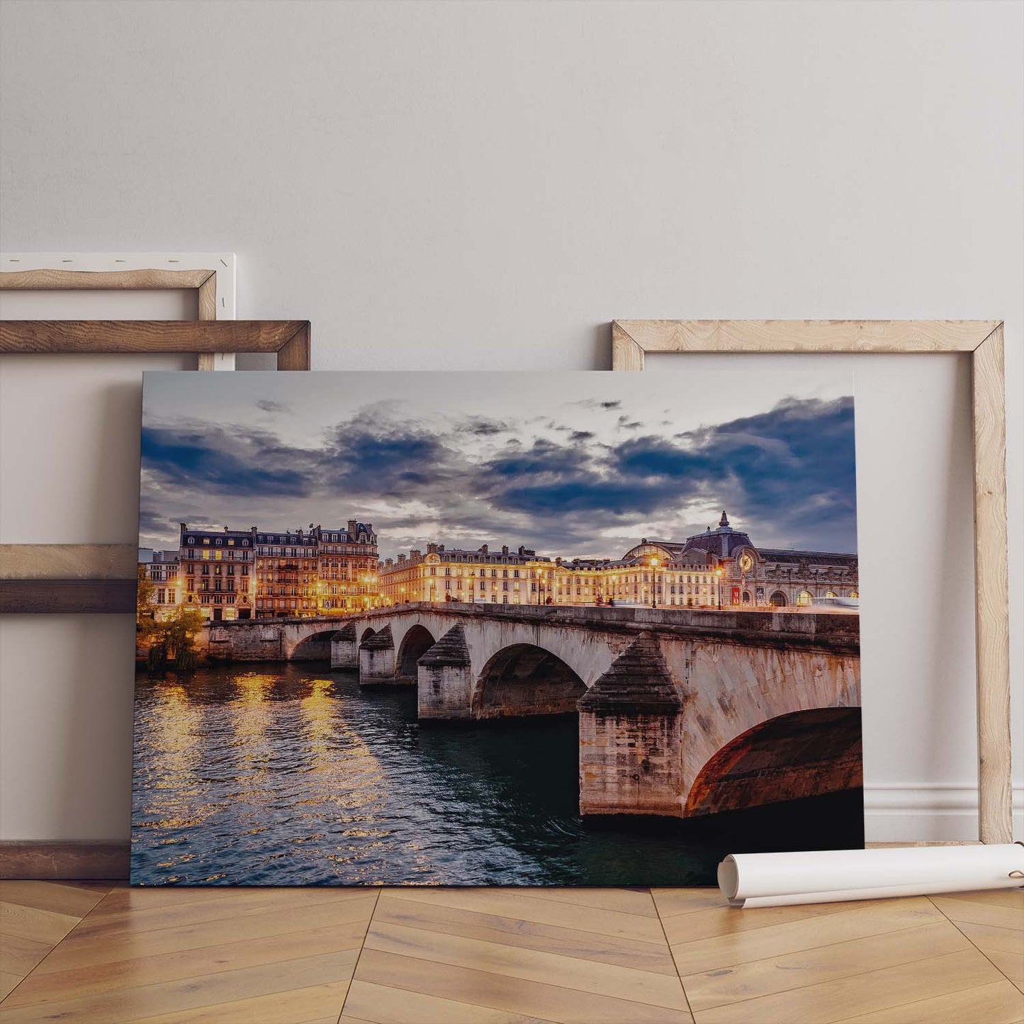 Tableau La Seine est une belle rivière en France Toile