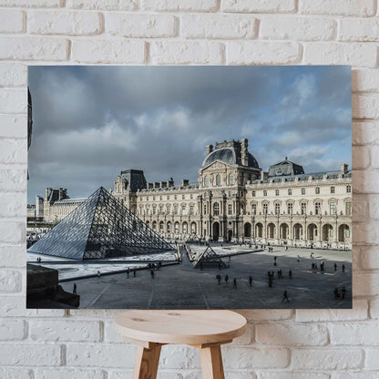 Tableau Le musée du Louvre France Toile